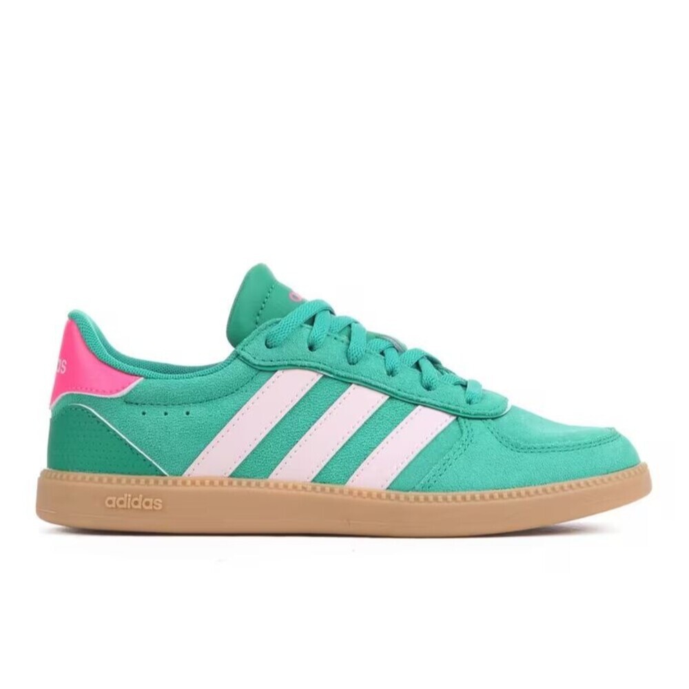Adidas Breaknet Sleek J Green/Rose/Lucid Pink JR2131 Sz 5 Big Kid NWT